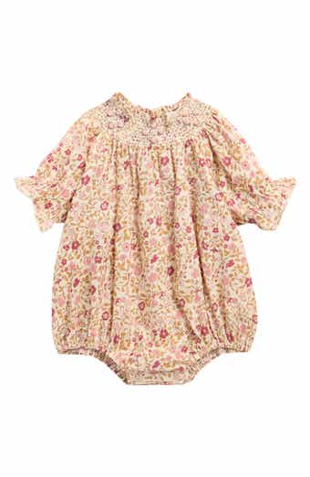Maddie Flower Fields Cotton Romper