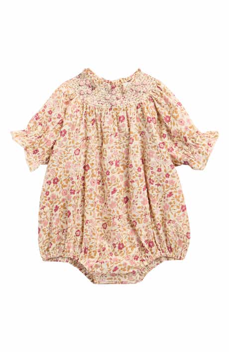 Maddie Flower Fields Cotton Romper