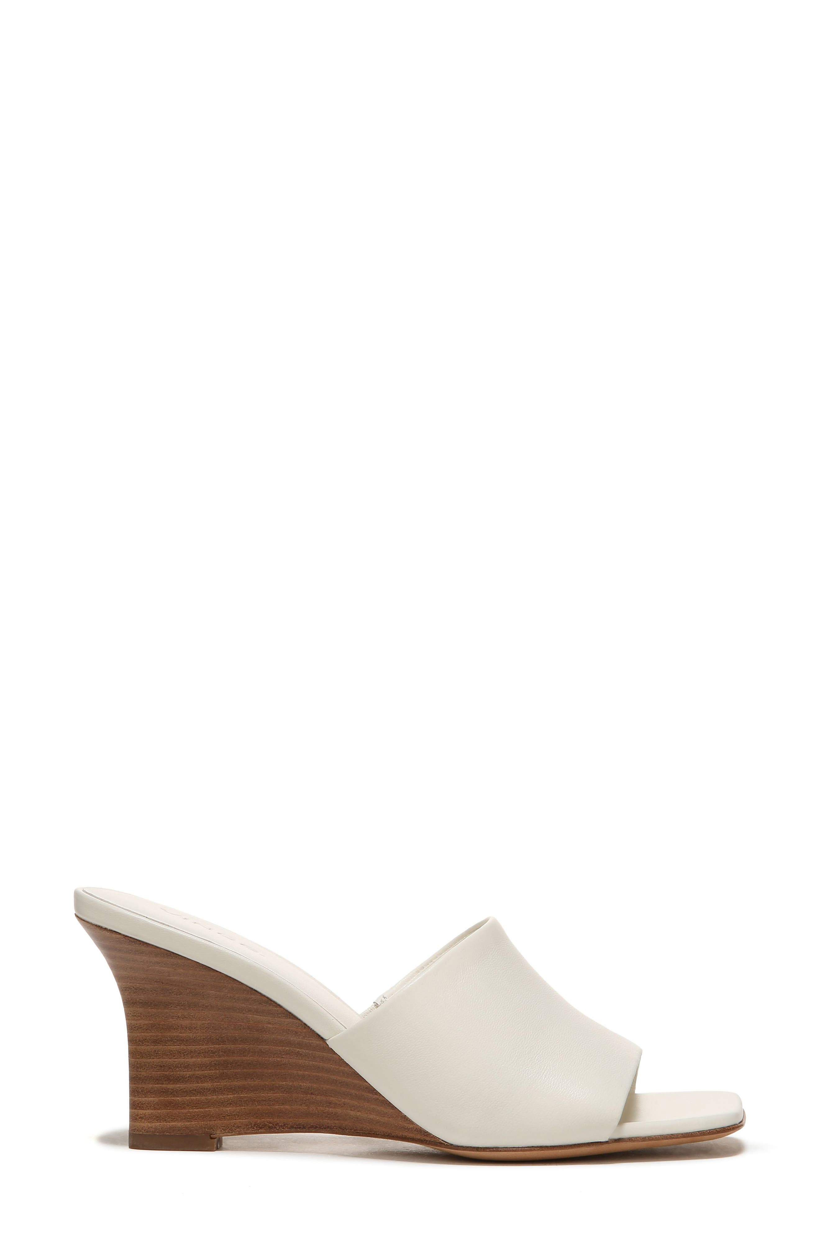 Pia Wedge Sandal, Alternate, color, MILK