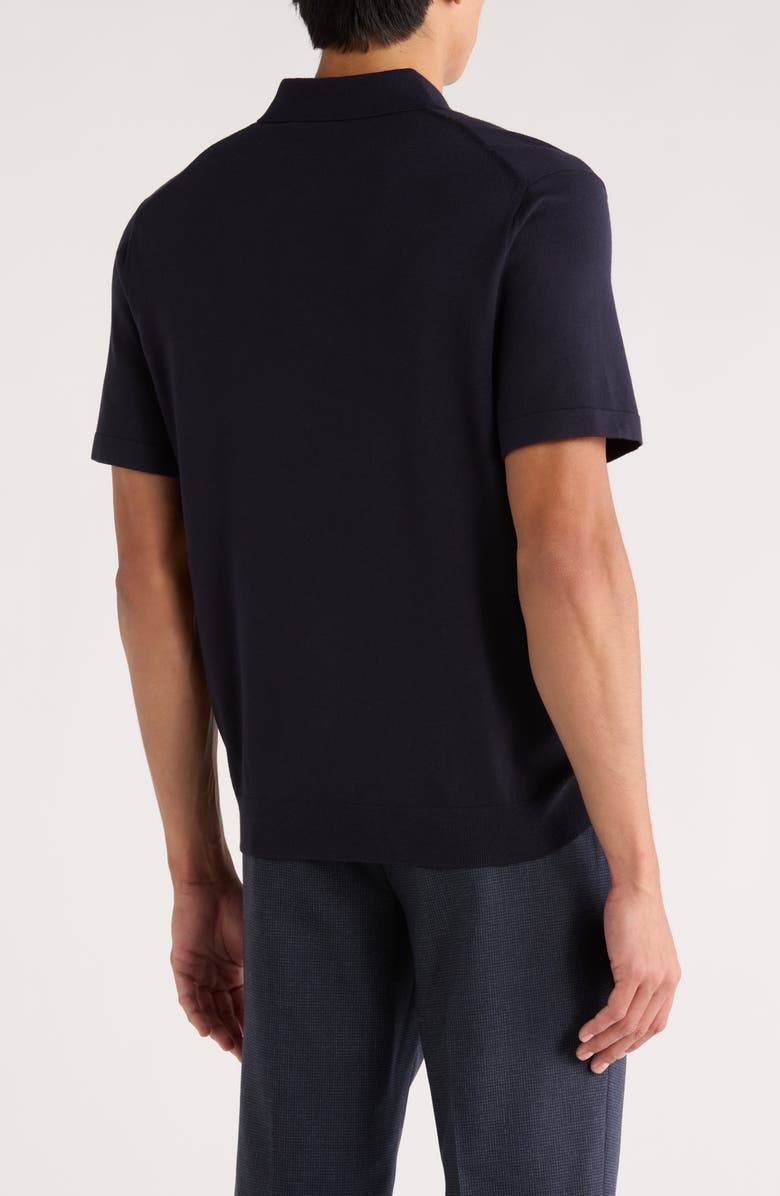 Theory Goris Knit Polo, Alternate, color, Baltic