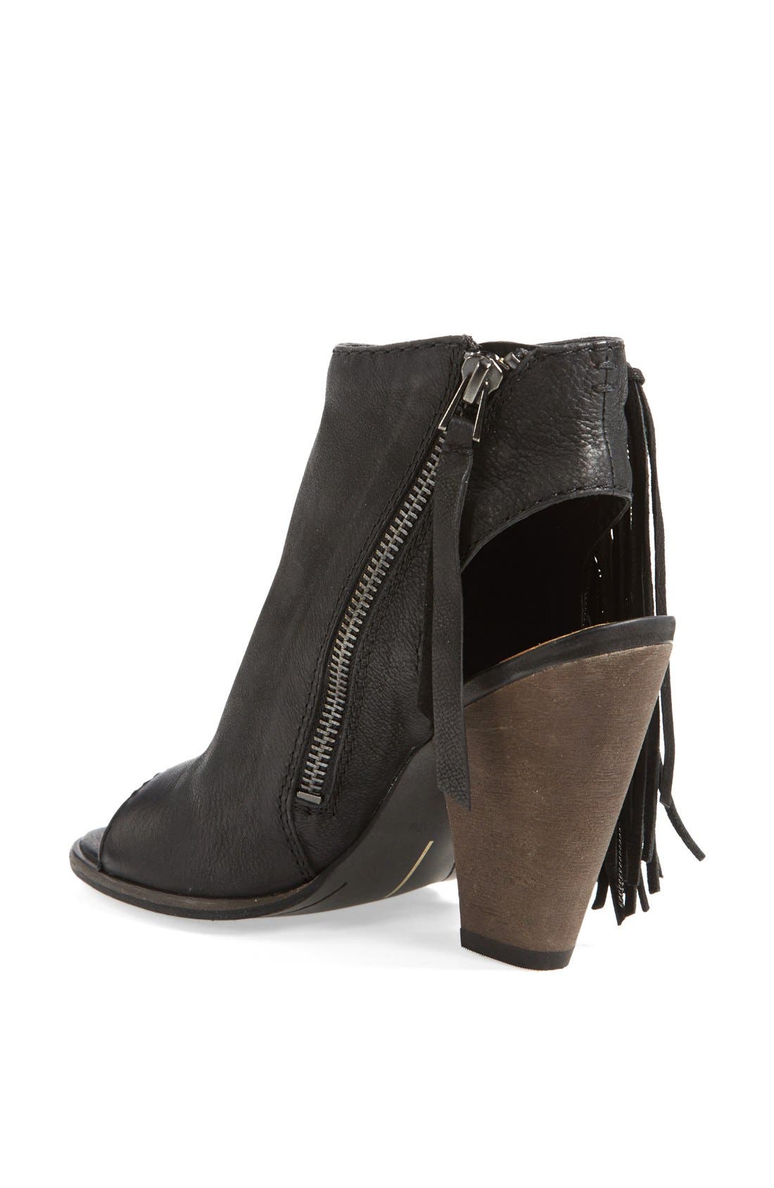 'Noralee' Bootie, Alternate, color, BLACK