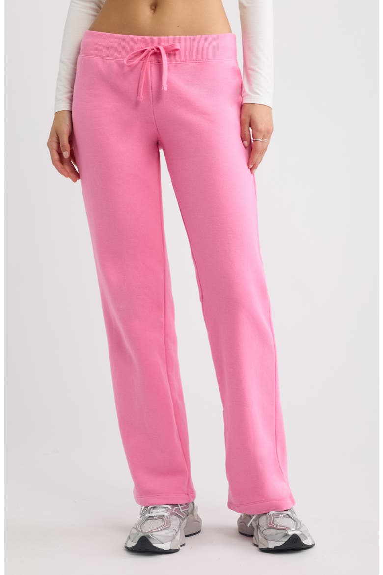 Bootcut Sweatpants, Main, color, PINK AURORA