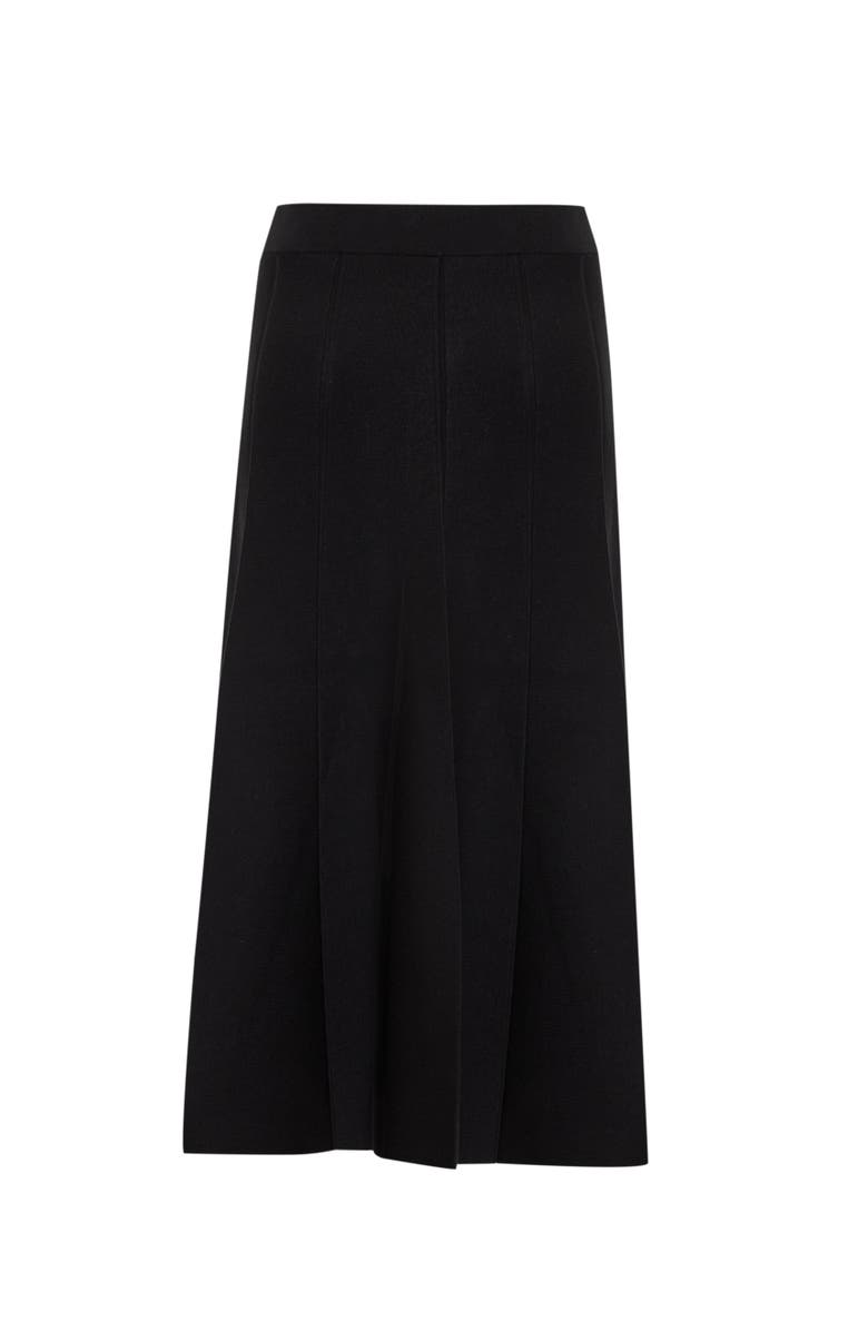 Exquise Creed High Waist Knit Midi Skirt, Alternate, color, Black