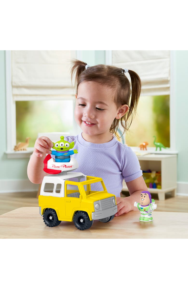 FISHER PRICE Little People Disney & Pixar Toy Story Pizza Planet Truck & Buzz Lightyear Toy Set, Alternate, color, Assorted