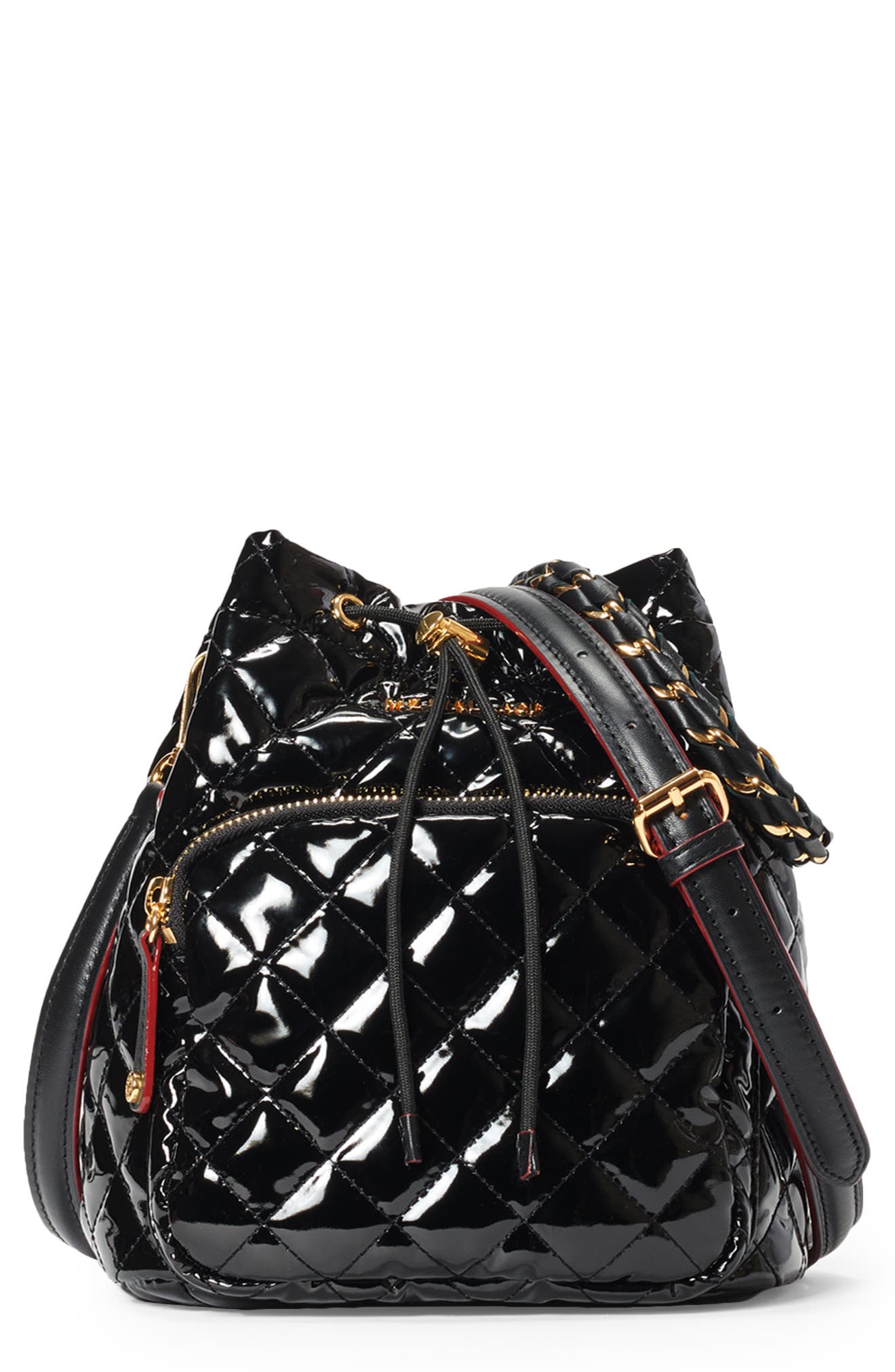 MZ Wallace Crosby Bucket Bag, Main, color, 