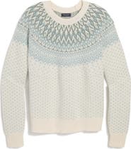 vineyard vines Fair Isle Merino Wool Blend Crewneck Sweater