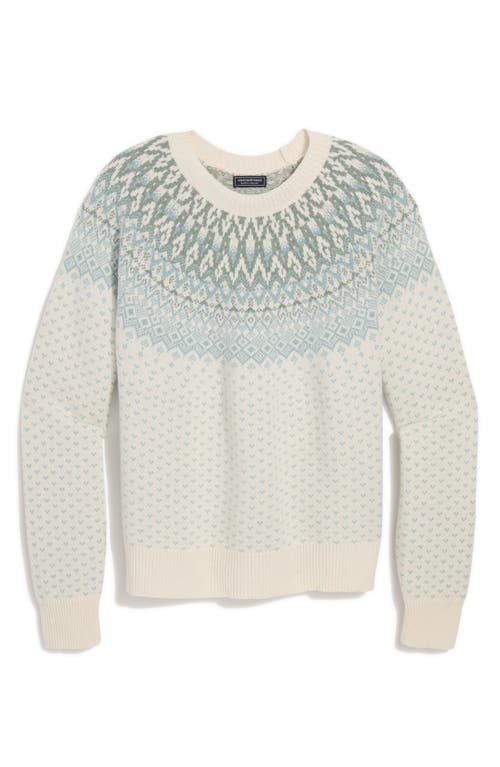 Vineyard Vines Fair Isle Merino Wool Blend Crewneck Sweater In Multi