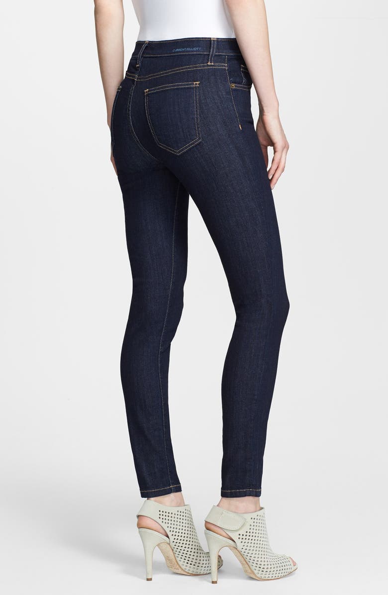 Current/Elliott High Waist Skinny Ankle Jeans, Alternate, color,