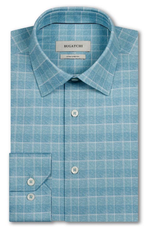 James OoohCotton® Check Print Button-Up Shirt