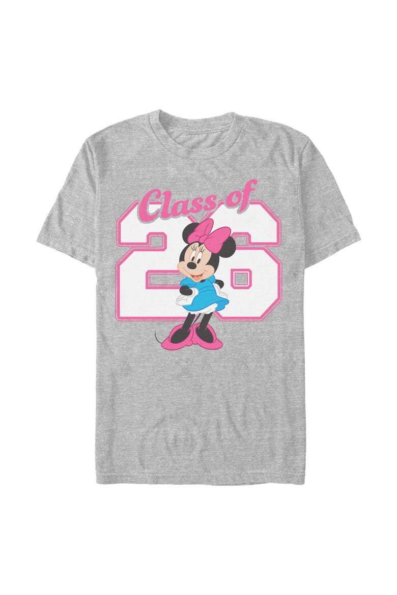 Men's Minnie Mouse Class of 26 Sweetheart  Graphic T-Shirt, Main, color, Sport Grey