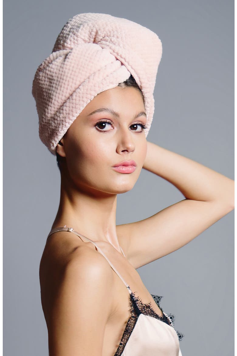 Smooth & Dry Plush Microfiber Hair Wrap, Alternate, color, NO COLOR