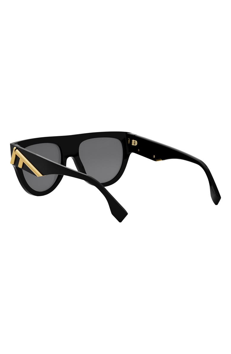 Fendi 'Fendi First 139mm Flat Top Sunglasses, Alternate, color, 