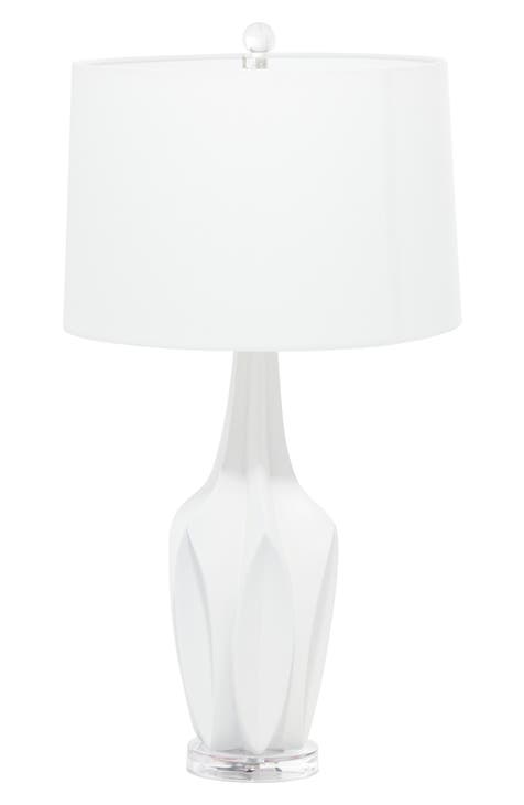 White Coastal Table Lamp - Set of 2