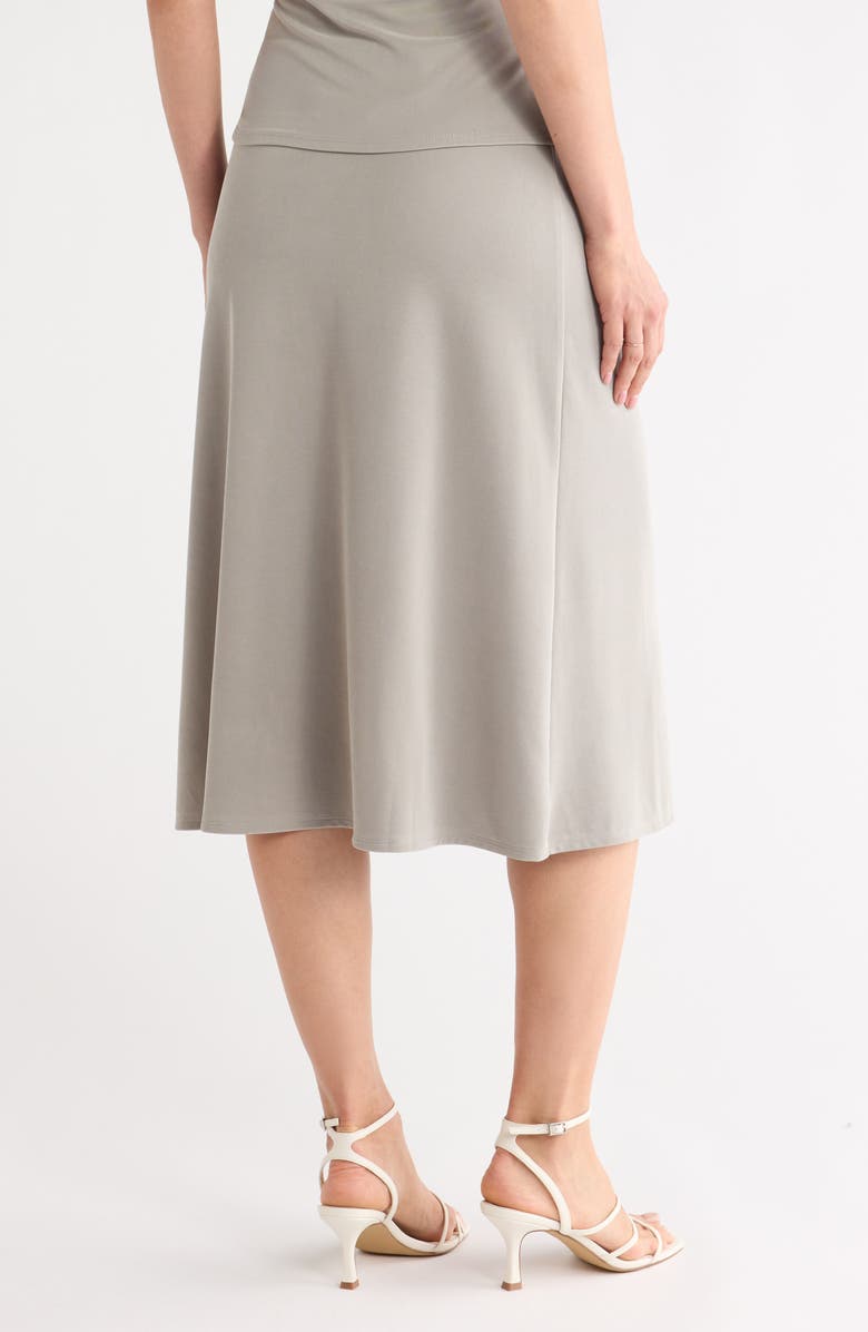 NORDSTROM RACK Knit Midi Skirt, Alternate, color, Green Chaparral