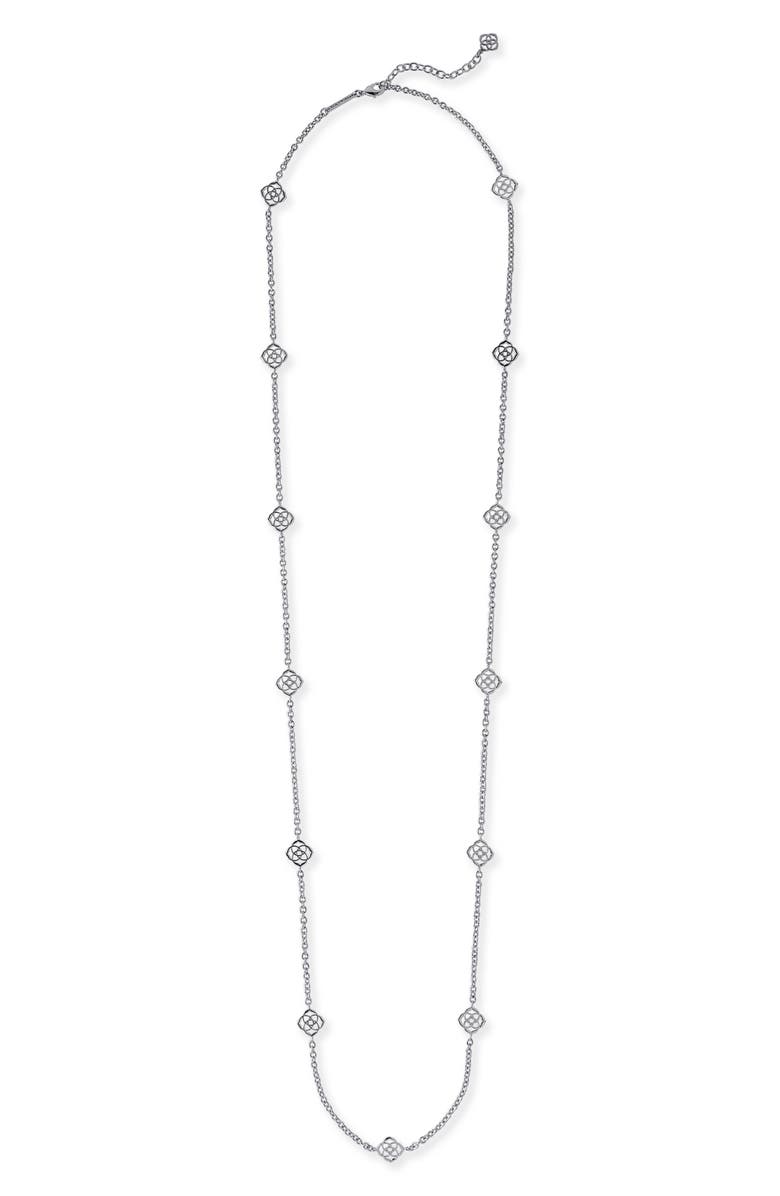Kendra Scott 'Devalyn' Station Necklace, Main, color, 