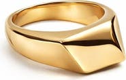ADIBA Eclipse Stainless Steel Chunky Ring