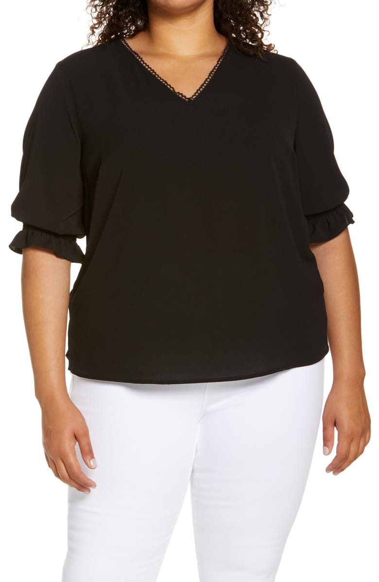 CeCe Ruffle Sleeve Blouse, Main, color, 