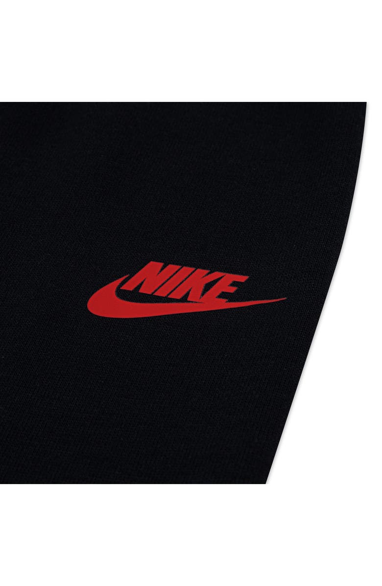 Nike Kids' Colorblock Puffer Vest, Logo T-Shirt & Fleece Joggers Set, Alternate, color, Black