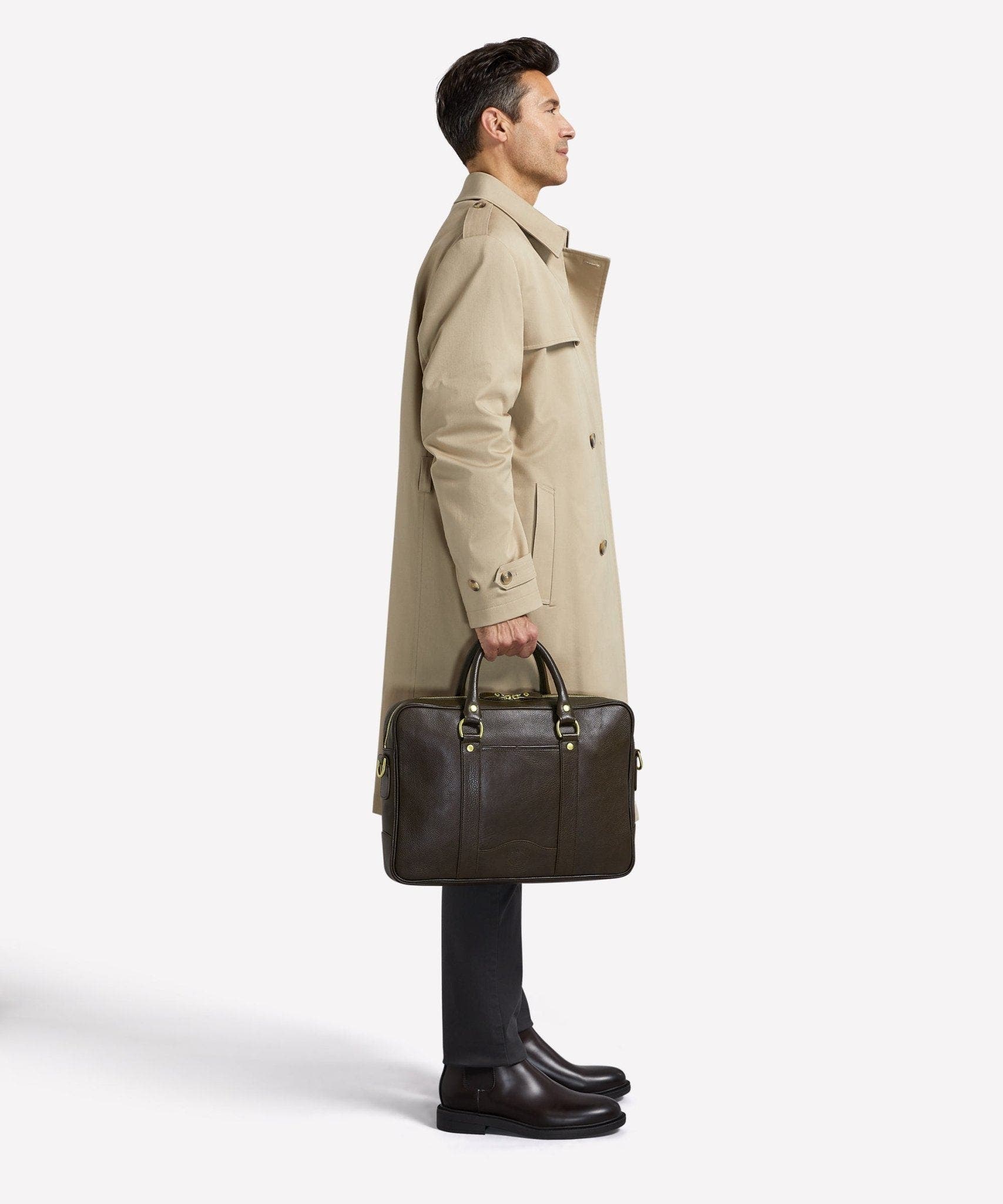 Scout No. 295, Alternate, color, Vintage Walnut Leather