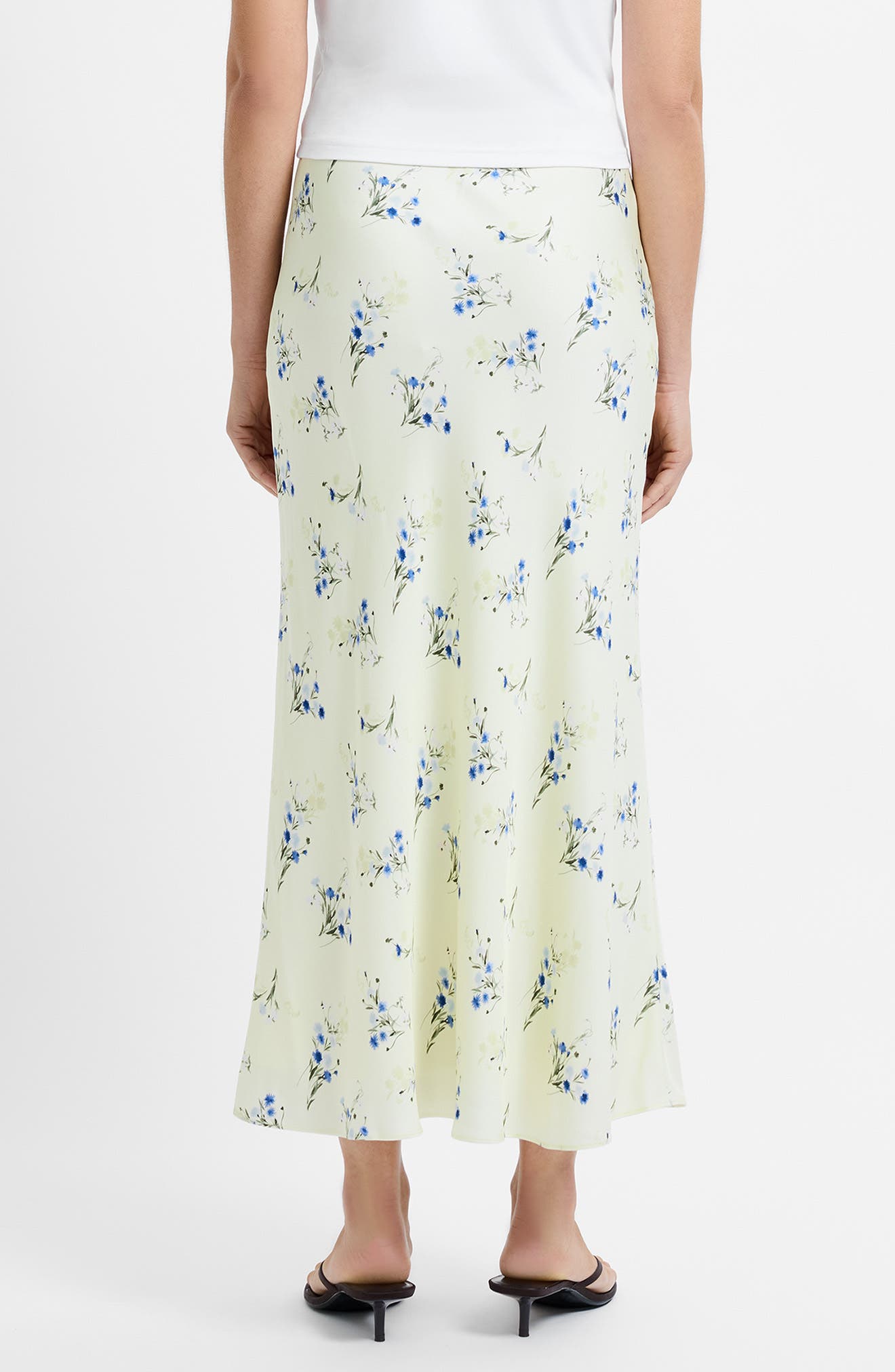 Harper Fleur Floral Bias Cut Midi Skirt - image 2