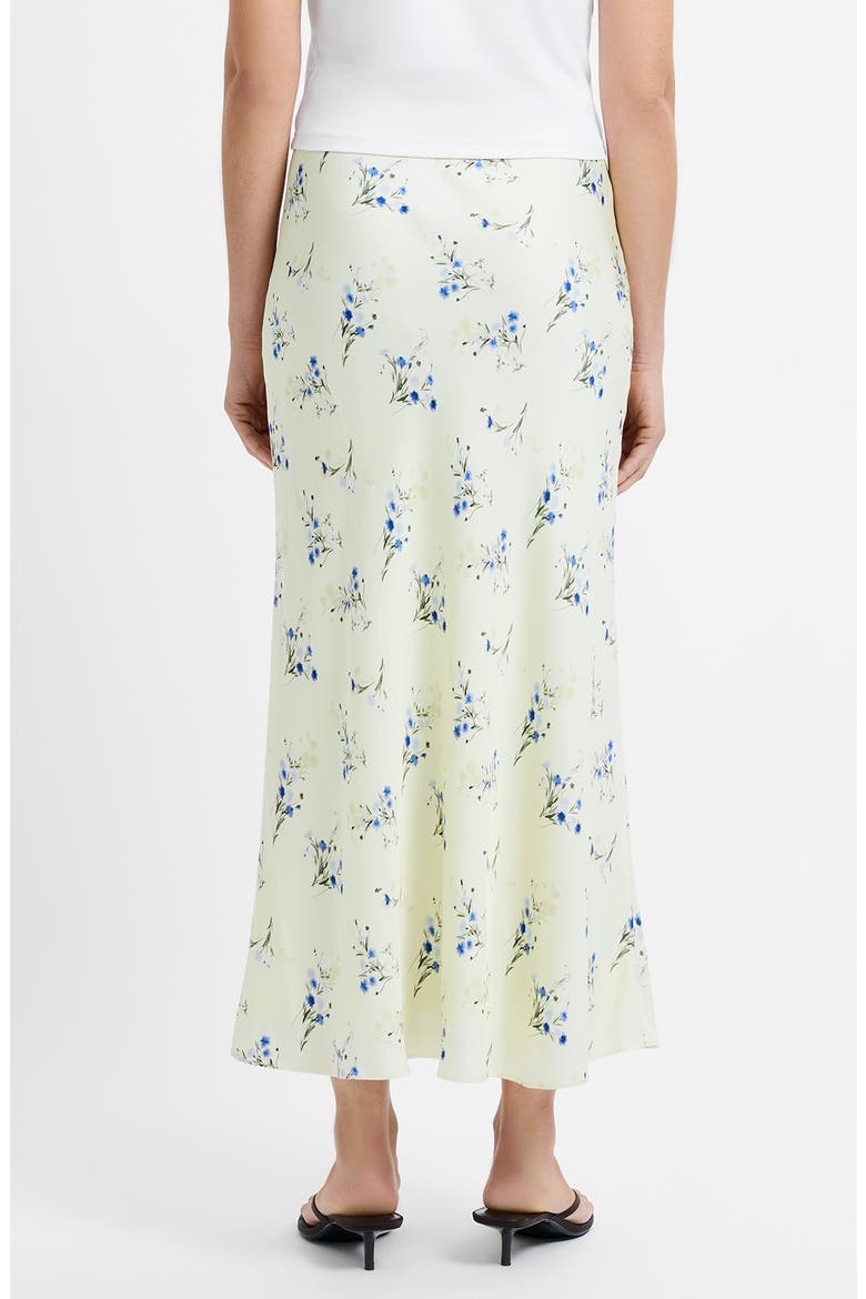 Harper Fleur Floral Bias Cut Midi Skirt, Alternate, color, CUCUMBER CRUSH