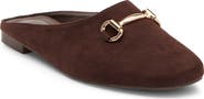 WILD DIVA LOUNGE Paisley Faux Suede Flat Mule