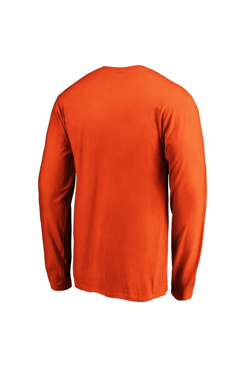 Men's Fanatics Orange WNBA Primary Logo Long Sleeve T-Shirt, Alternate, color, Orange