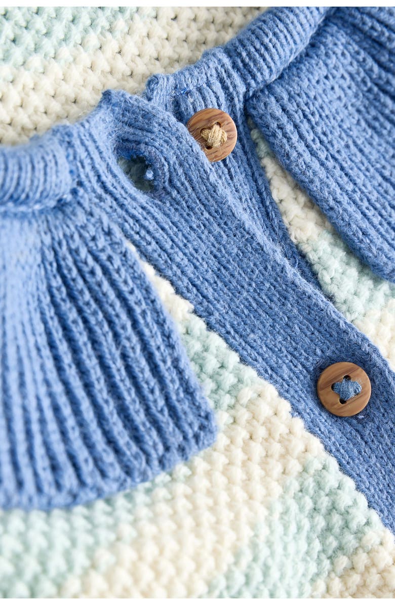 NEXT Kids' Marine Jacquard Cardigan, Alternate, color, Blue