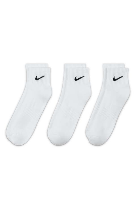 Kids' Assorted 3-Pack Dri-FIT Everyday Cushioned Ankle Socks (Big Kid)