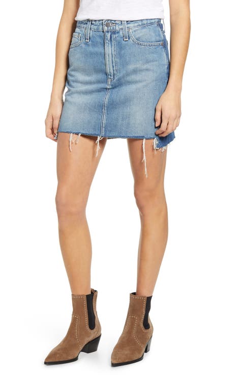 Vera Cutoff Denim Miniskirt (1989 Attain)