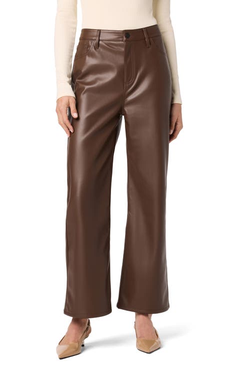 Rosalie Faux Leather High Waist Pants