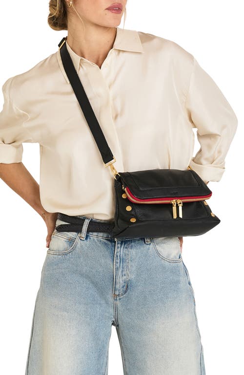 Hammitt Medium Beverly Leather Shoulder Bag In Orange