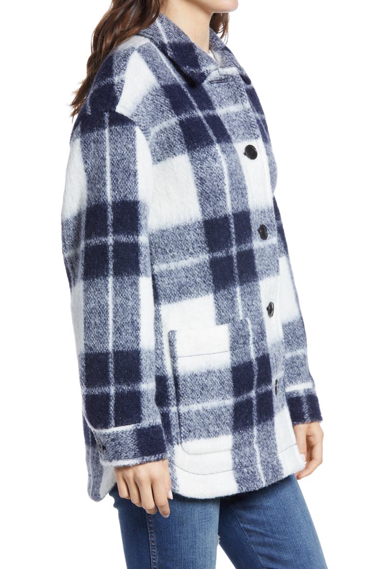 Women's Walton Colleton Plaid Shirt Jacket, Alternate, color, MARYL PLAID INK