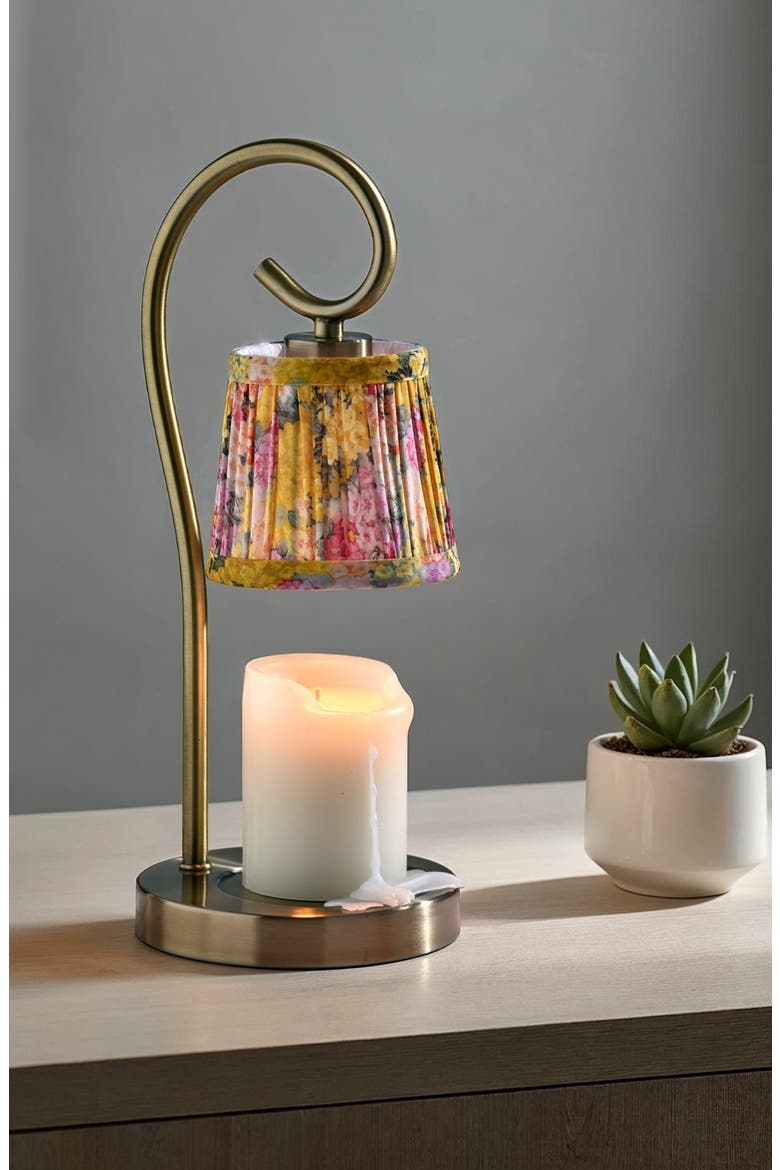 Perry Candle Warmer Lamp, Alternate, color, ANTIQUE BRASS