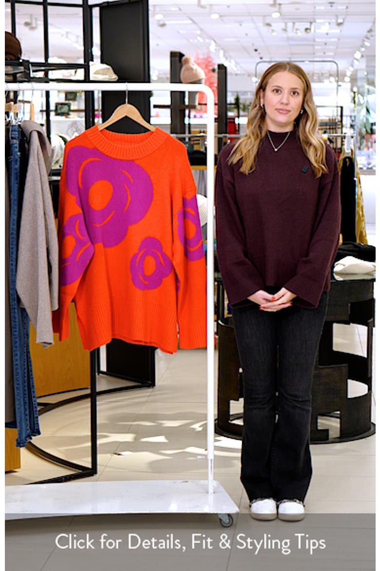 Marimekko Kartakteri Tumma Floral Jacquard Merino Wool & Mohair