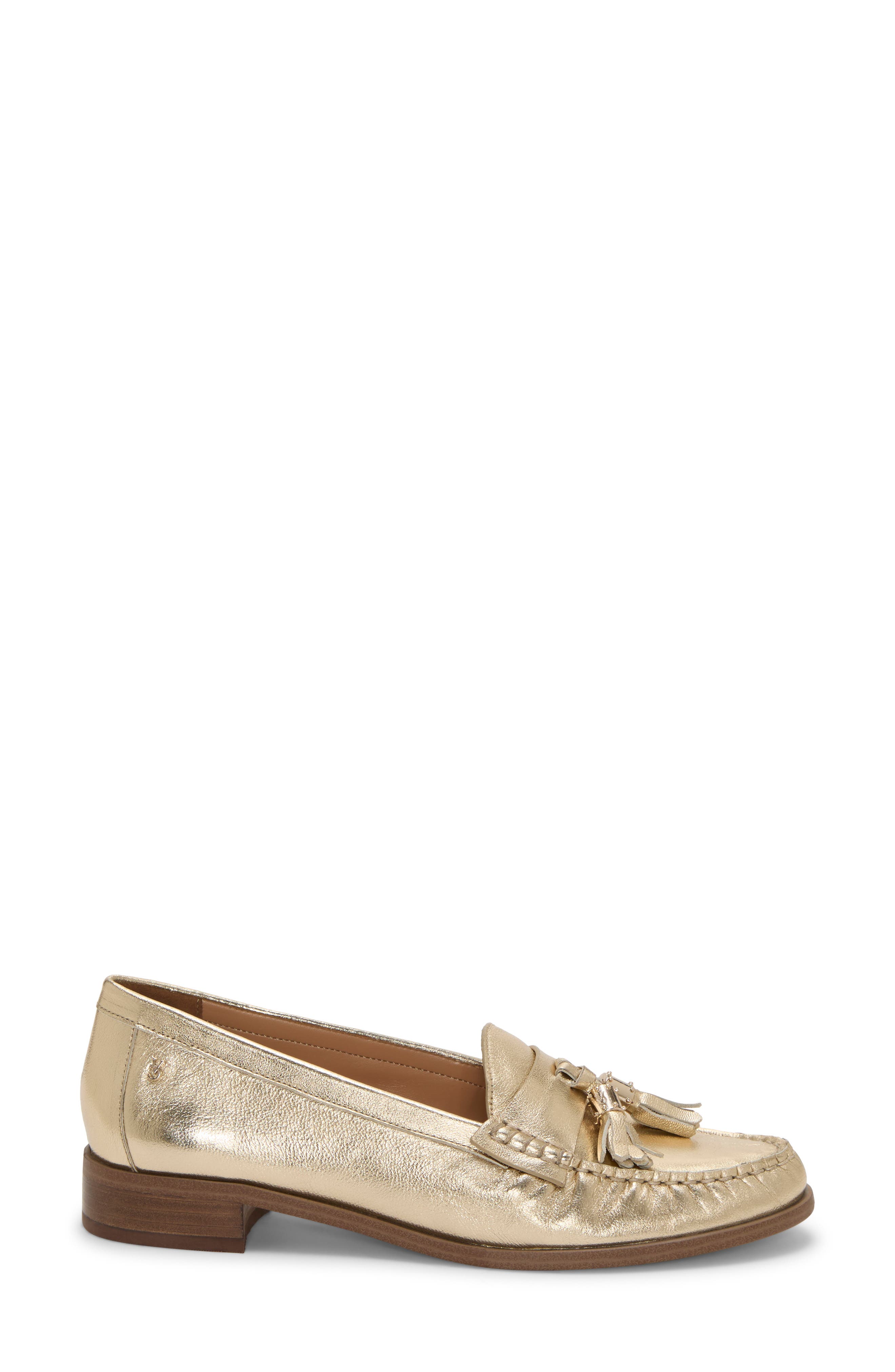 Vince Camuto Casbella Loafer, Alternate, color, Egyptian Gold