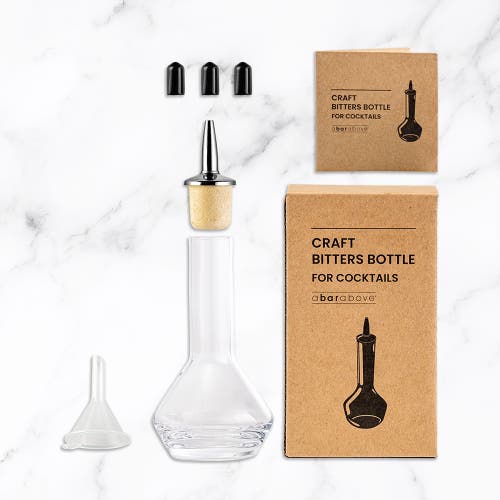 A Bar Above Bitters Bottle, 3.4 oz In Glass