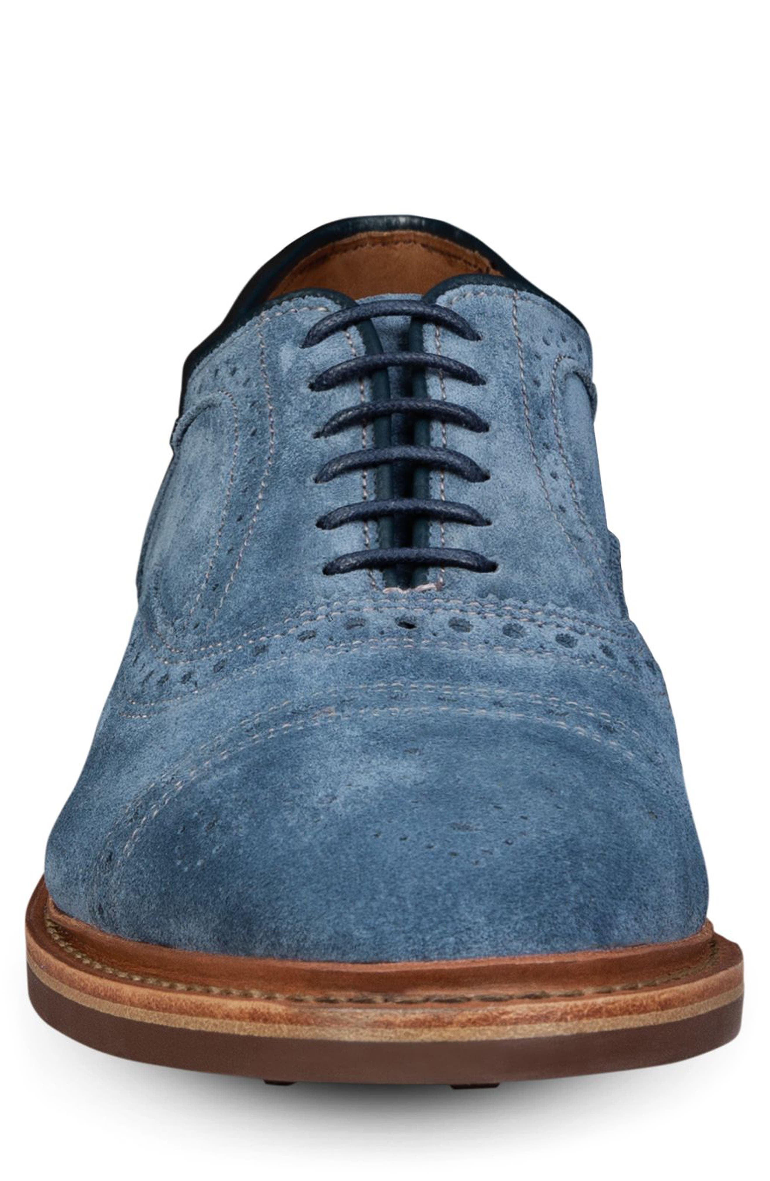 Strandmok Cap Toe Oxford, Alternate, color, DENIM