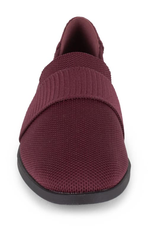 Tahari Mykonos Knit Loafer In Burgundy
