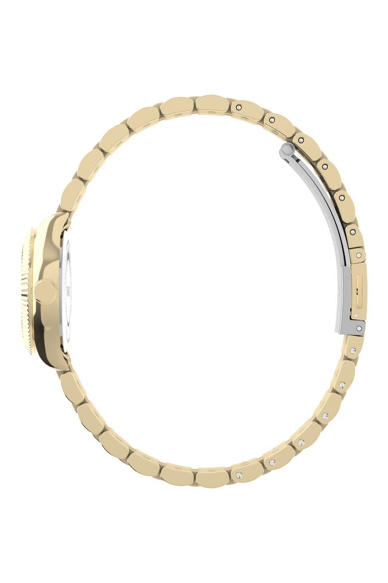 Peanuts Legacy Mini Heart Hug Bracelet Watch, Alternate, color, GOLD