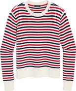 vineyard vines Stripe Cotton Roll Neck Sweater