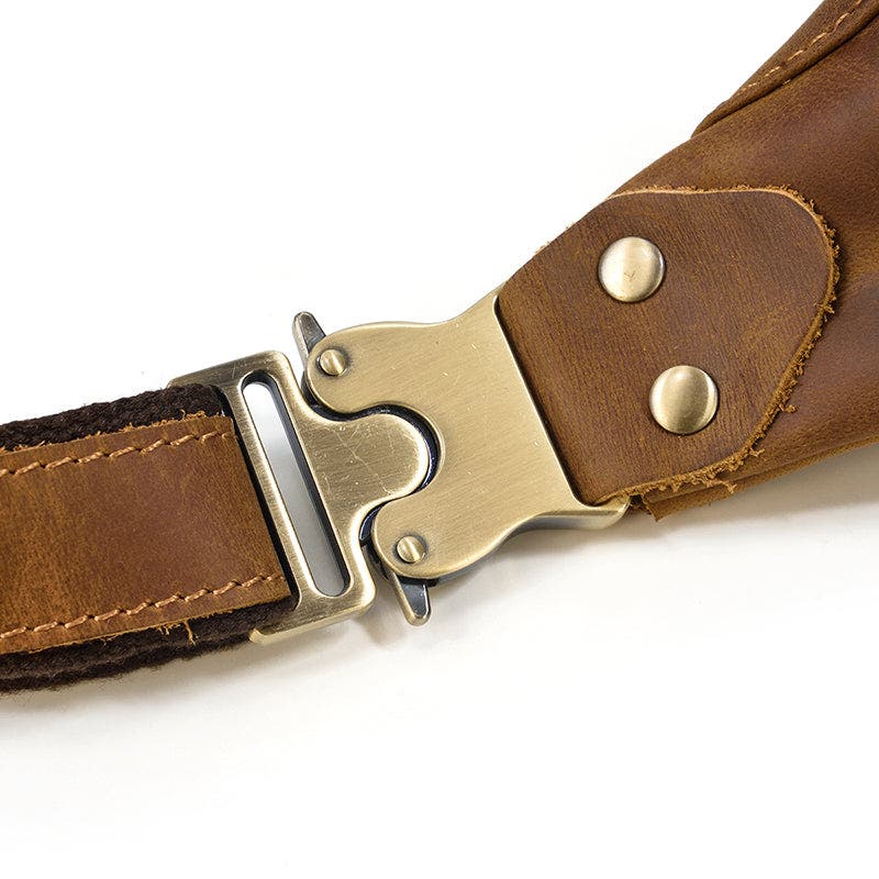 STEEL HORSE LEATHER Wagner Leather Waist Bag | Full Grain Leather Fanny Pack, Alternate, color, Brown