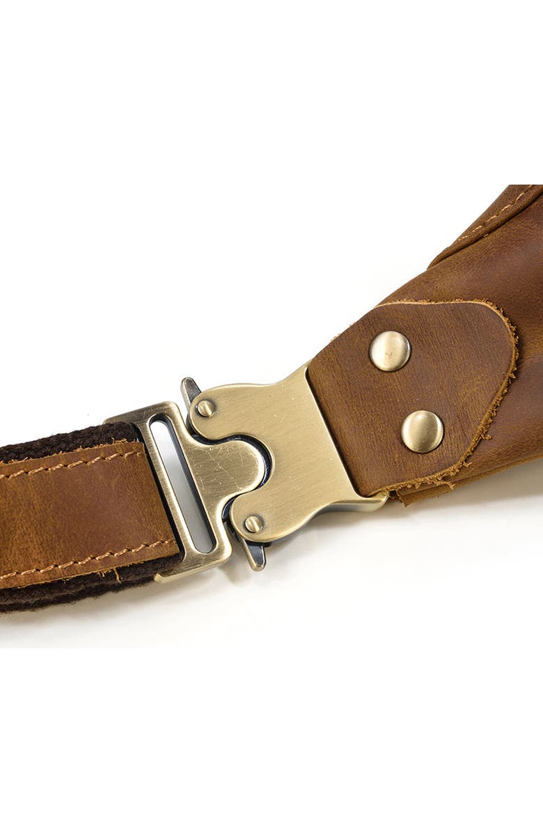 STEEL HORSE LEATHER Wagner Leather Waist Bag | Full Grain Leather Fanny Pack, Alternate, color, Brown