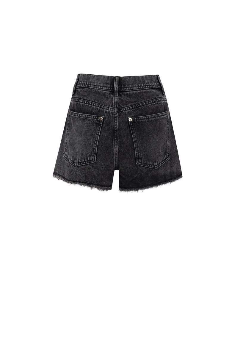 Free Heaven Normal Waist Mini Short, Alternate, color, black
