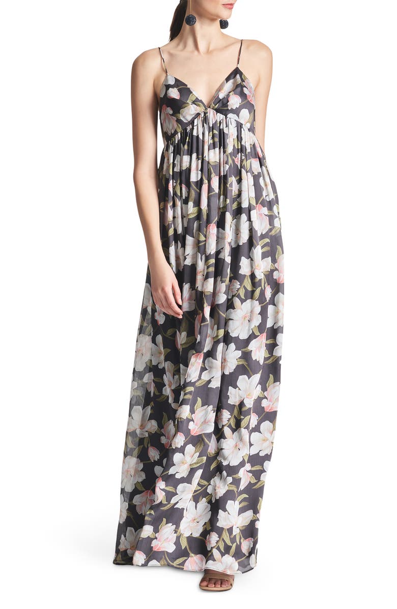 Sachin & Babi Jessica Floral Print Gown, Main, color, 