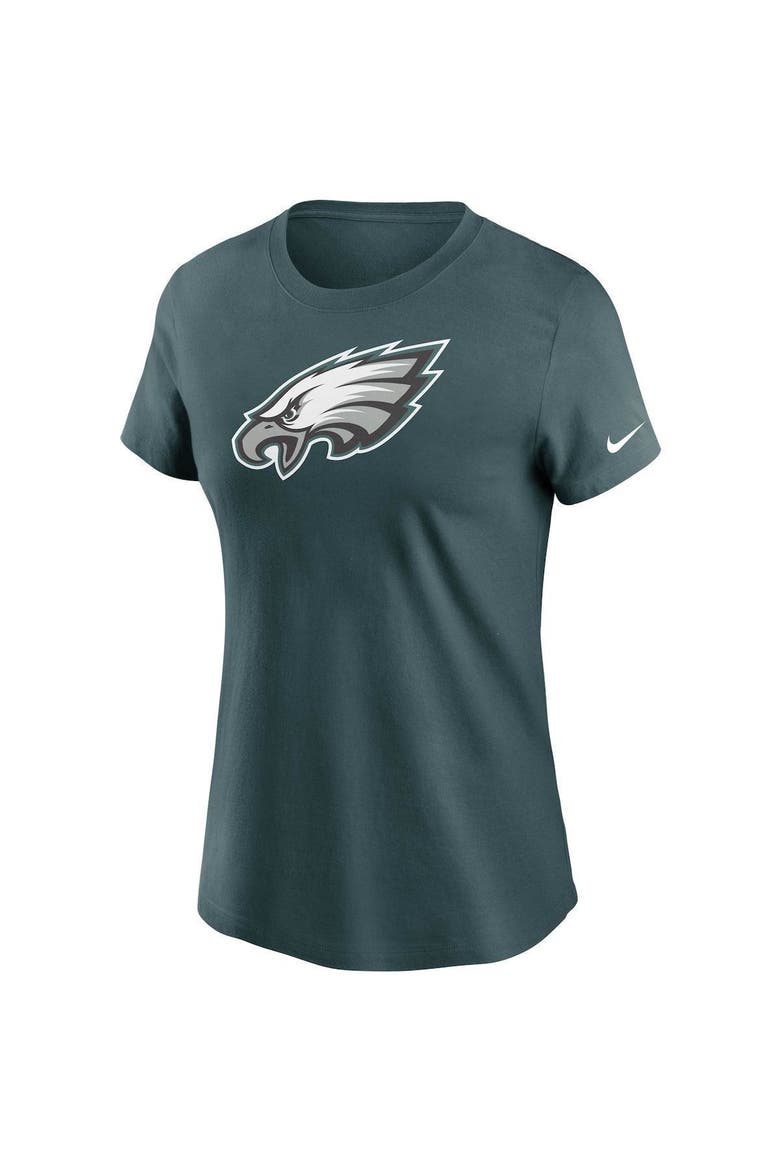 Women's Nike Midnight Green Philadelphia Eagles Logo Essential T-Shirt, Alternate, color, GREEN