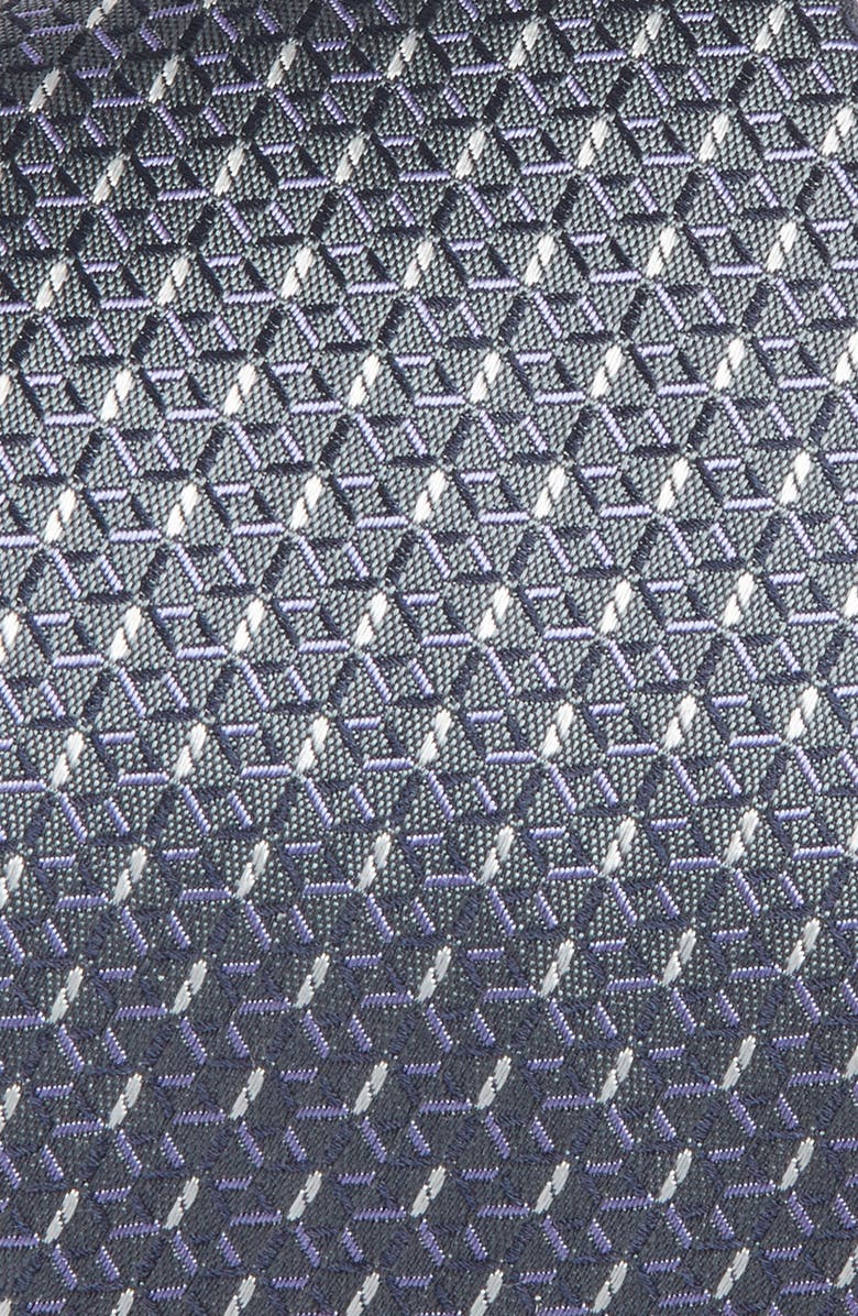 Canali Geometric Pattern Silk Tie, Alternate, color, 