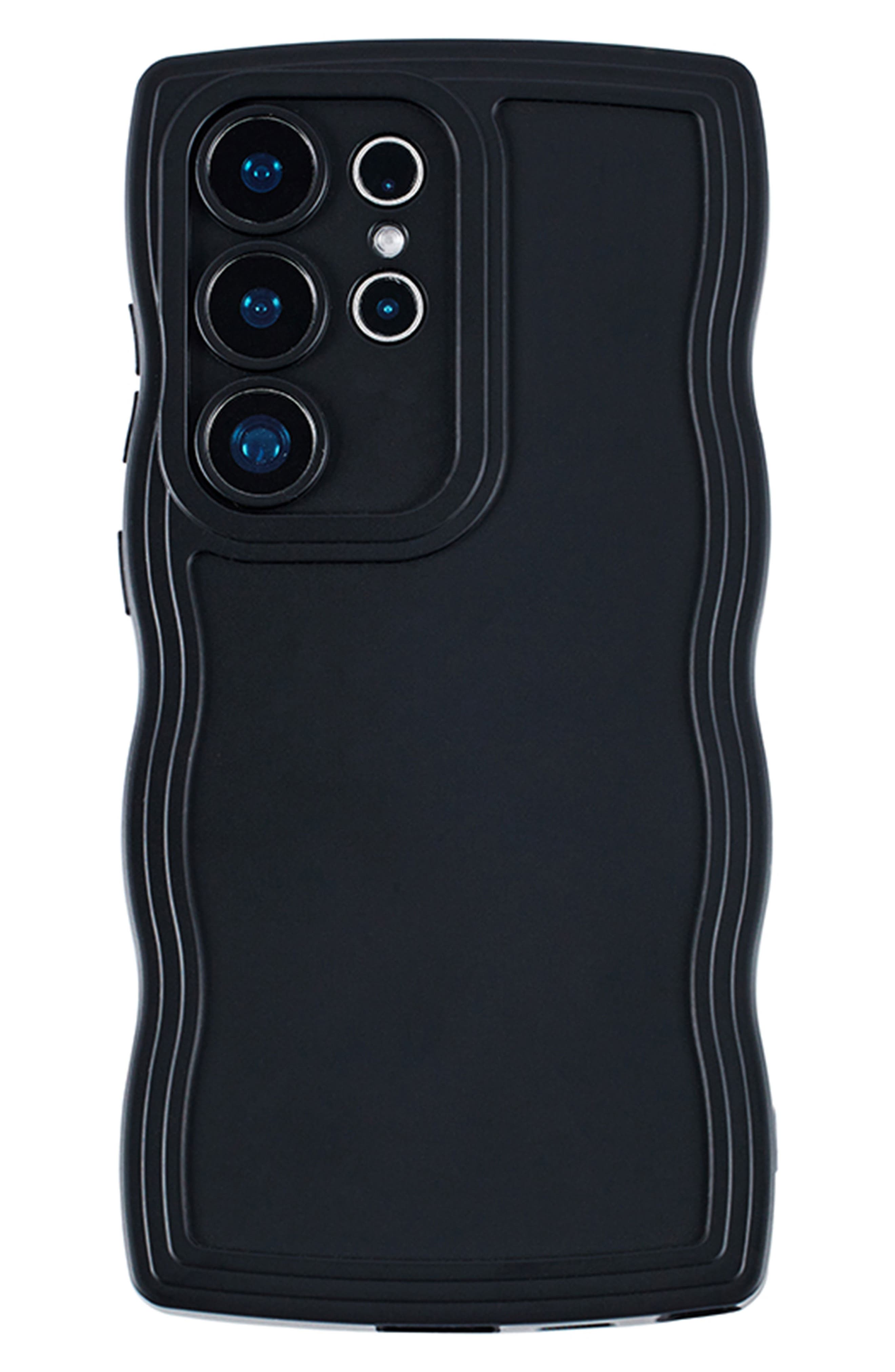 Auramma Black Wavy S24 Ultra Phone Case