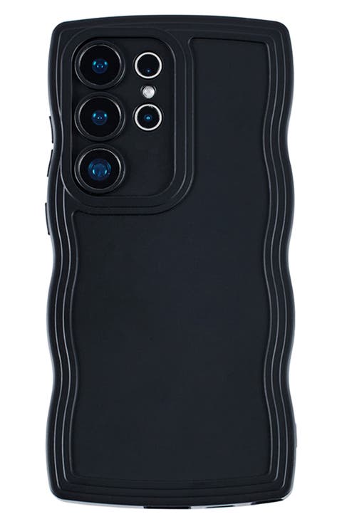 Black Wavy S24 Ultra Phone Case