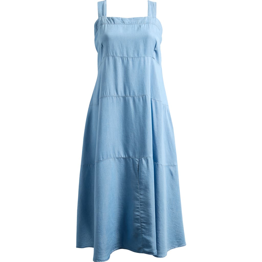 Vince Camuto Plus Size Square-neck Tiered Maxi Dress